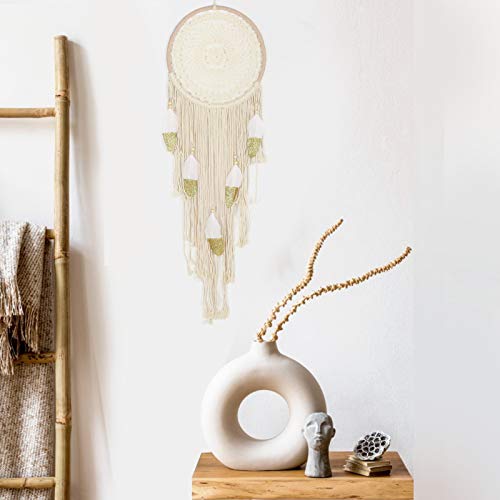 Apanhador de sonhos feito à mão, Apanhador de sonhos compacto de belas penas, quarto doméstico conve