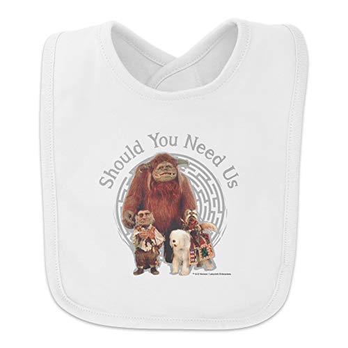 Should You Need Us Labyrinth With Ludo Hoggle and Didymus Baby Bib