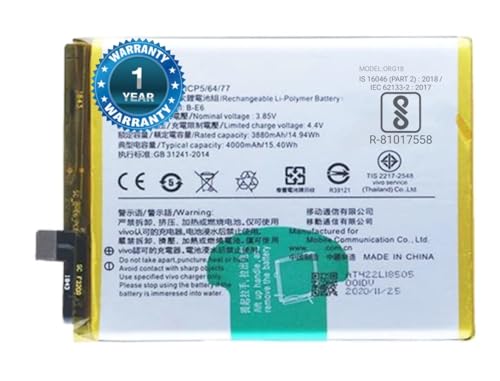 Image of Original B-E6 Battery for Vivo Nex V1821A, 1813, V1821T / NEX S /Nex a Battery with 1 Year Warranty****(P00191)