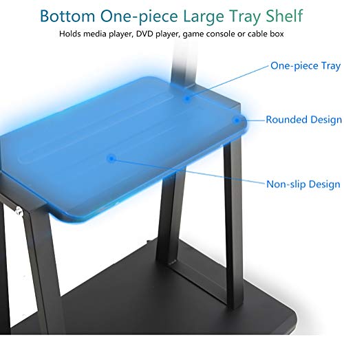 Soporte móvil para TV para pantallas planas 55 a 75 pulgadas miniatura 6