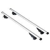 eSituro 2 x Fahrradträger Dachträger Fahrradhalter Auto KFZ Relingträger SBC0007