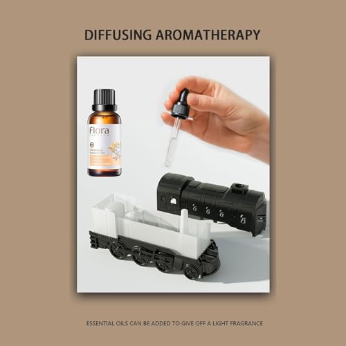 Diffuseur d'huile pour calmer l'air sec, humidificateur train coloré