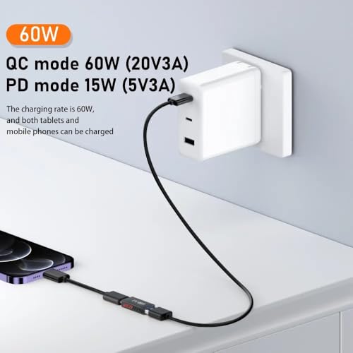 REDWIND USB 3.0 Female to USB C Female Adapter Connector, USB C Female to USB A 3.1 Female Extender Jointer Plug Coupler Extension Compatible... - Image 2