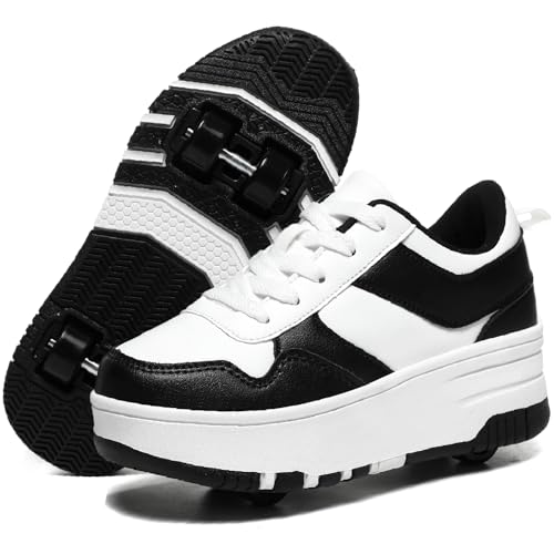 HHSTS Roller Skate Shoes for Kids Boys Girls Upgraded Fashion Sneakers with...