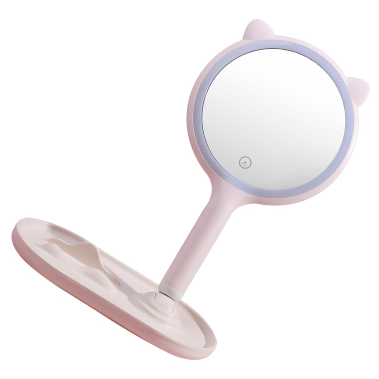 Healvian Specchio Trucco LED Touch, Doppio Lato ad Alta Definizione, Ricarica USB 1200 Mah, Portatile da Tavolo per Trucco Quotidiano
