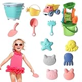 Sandspiele, tragbar, mit Eimer und Schaufel, Set für Sandkasten und – für Pool, Hinterhof,...