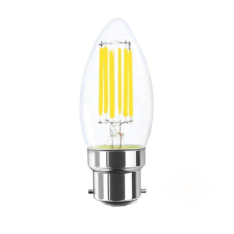 AHUJA INTERNATIONAL Antique Retro Glass B22 Candle Dimmable Vintage Edison Light Bulb 6W Bulb Base B22 for Chandelier,decorative, jhummar, Cafe Lights Bulb (Warm White) (Pack of 1)-image-24
