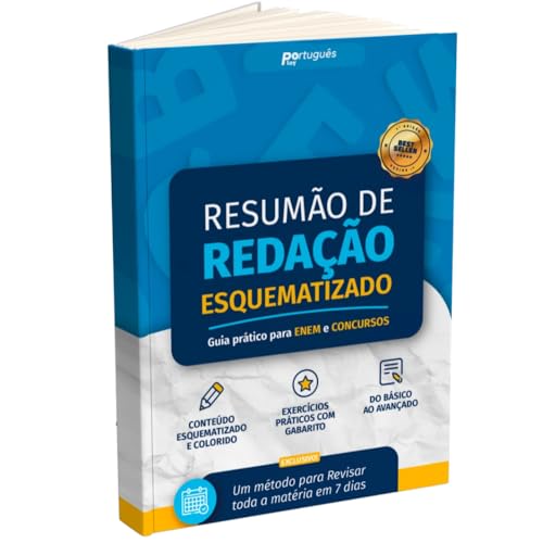 Livro Resumão de Redação Esquematizado Guia Prático do Zero para ...