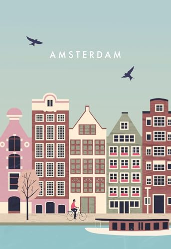 Ravensburger Puzzle 12001377 - Amsterdam - 99 Teile Puzzle Moment für Erwachsene und Kinder ab 14 Jahren