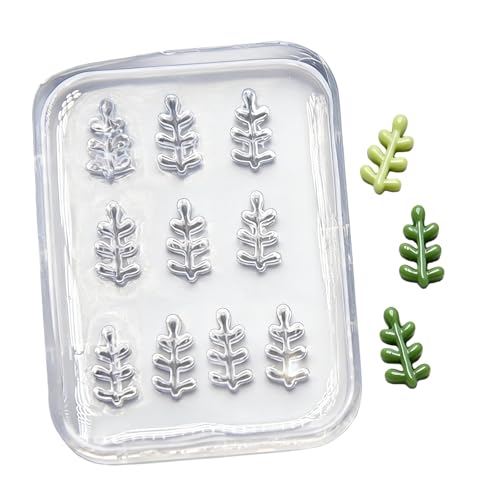 Nails Art Silicone Template Nails Designing Tool Small Leaves Shape for Manicure Creation Portable Craft