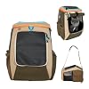 Travel Cat Backpack Carrier – The Navigator Convertible Pet Carrier Backpack – Cat Carrier Backpack with Fully Ventilated Mesh (Earth)