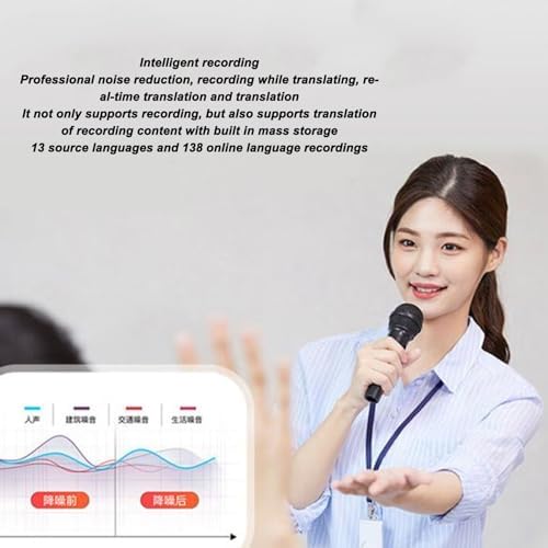 Language Translator Device, S80 Two Way Translator in 138 Languages, 2.0 Inch Touchscreen, AI Voice Translator Supports Real Time Online Offline Translation and Recording