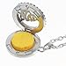 KESYOO Stainless Steel Essential Oil Diffuser Necklace with Rhinestones Aromatherapy Locket Chain Women’s Fashionable Pendant Suitable for Daily Wear Random Color Random Color