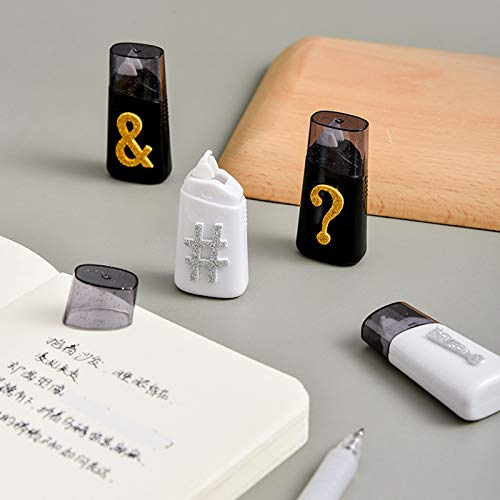 MISHITI 4 stks/set Kawaii Symbolen White Out Corrector Correctie Tape Briefpapier Student - Image 4
