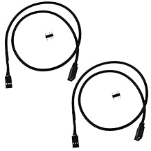 AYLIFU 5V 3PIN RGB VDG Conversion Cable Connector 50cm Motherboard Synchronous Connector Adapter Cable 2 Pieces