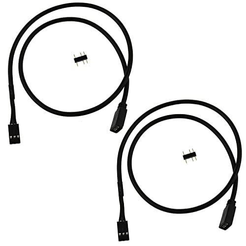 Cable conector conversor RGB 5V 3PIN VDG 50 cm (2 piezas) miniatura 1