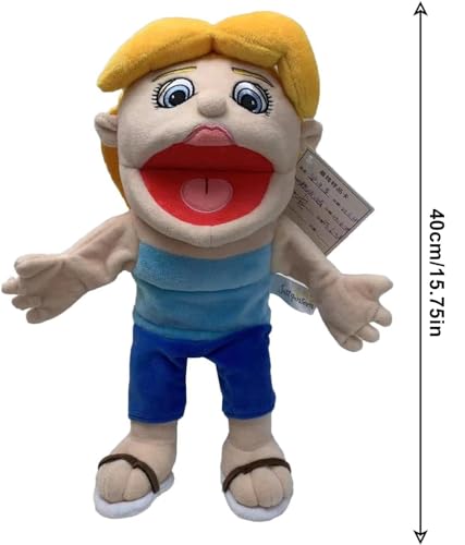 2023 New Jefffrry Puppet Plush Toy, Jefffrry Sister/Mom/Dad Soft Plush Toy, Hand Puppet for Play House, Mischievous Funny Puppet\'s Toy with Working Mouth, Kid\'s (Mother)