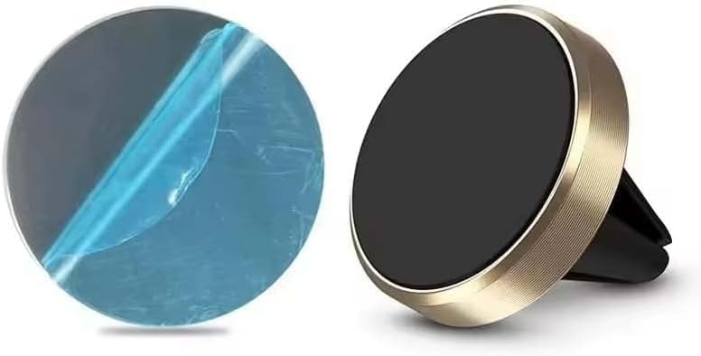 Miniatura 1 de Magnetic Phone Car Holder Stand Universal Magnetic Mount Bracket Stick on Car Dashboard Wall (A-Gold)