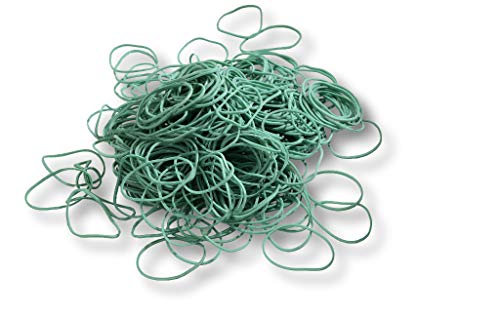Lot de 5200 anneaux en caoutchouc vert - 1 grand pack = 1 kg Ø 30 mm - 60 % de caoutchouc naturel Cover
