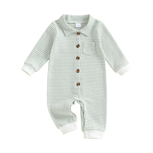 Beauace Baby Jungen Strampler Neugeborene Langarm Body Streifen...