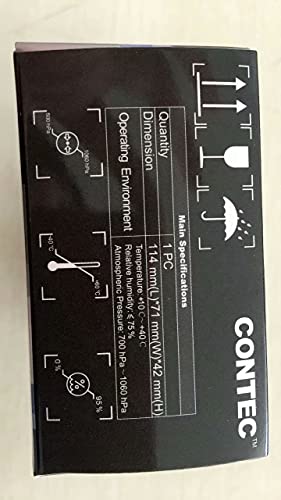 Contec Cms50M Fingertip Pulse Oximeter Blood Oxygen Saturation Monitor With Lanyard Blue White Color #TOP6