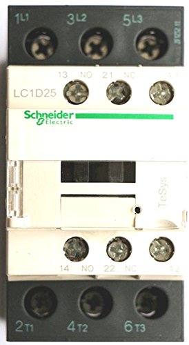 Contacteur magnétique CEI 240 VAC 25A avec contacts 1 NC/1NO