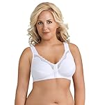 Exquisite Form 5100531 Fully Wireless Cotton Back & Posture Support Bra, White, 34B