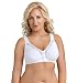 Exquisite Form Women's Front Close Cotton Posture Bra 5100531, White, 36D