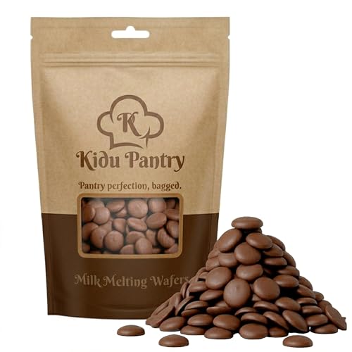 KIDU PANTRY Chocolate Melting Wafers Bulk Bag Perfect For Dipping, Deserts, Baking And More (1 Pound, Milk 2026)
