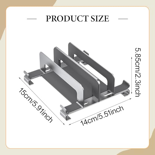 Soporte para Laptop de Acero con Almohadilla de Silicona miniatura 5