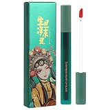 Gloss Transparent Velvet Lip Glaze Lip Gloss Rouge à lèvres abordable Rouge à lèvres Retro Colornon Stick Cup n'est pas facile à estomper Rouge à lèvres liquide Lip Gloss Lip (D, One Size)