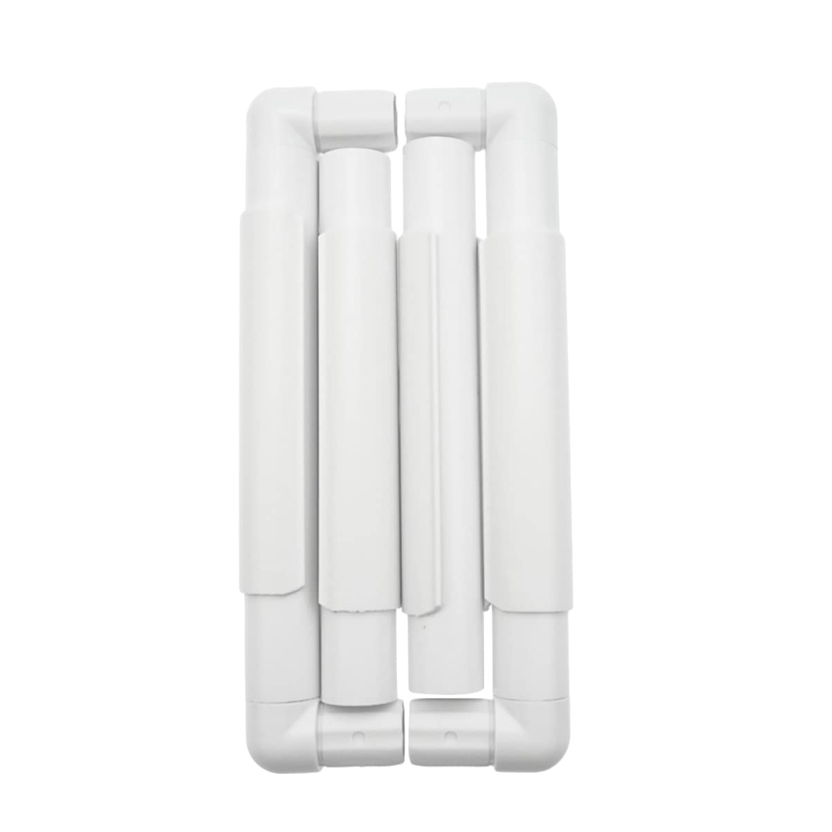 BELLIFFY Smooth Lightweight Square Embroidery Hoops 2 Pack Embroidery Frame Stand Set for Cross Stitch Quilting