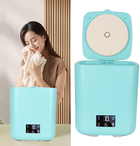 Miniatura 6 de Mini lavadora portátil con secadora giratoria, lavadora automática compacta de 7 litros para apartamentos, dormitorios, casas rodantes, ropa de
