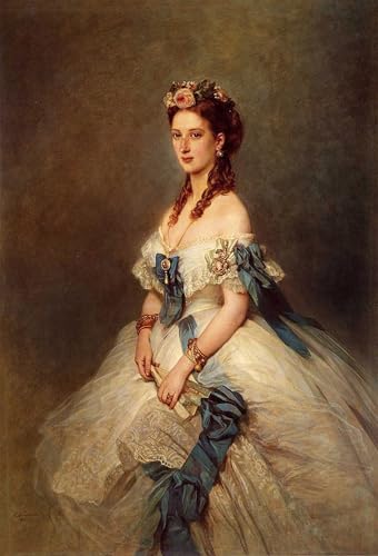 Affiche Toile Haute Définition Reine Alexandra - Portrait de Peintre d'Artiste 60x90cm