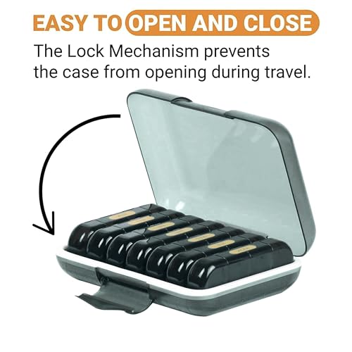 Image of Premium Unbreakable Medicine storage organizer- Waterproof Medicine organizer box- Medicine Box, 7 days Medicine Box For Home-Large Pill Organizer Box Case