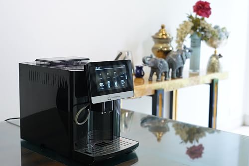 Image of Primero Coffee Maker | Advanced Bean to Cup coffee Machine with 11 Drink Options - Small and Compact Coffee Machine with Beans Grinder | Touchscreen Display Automatic Coffee Machine