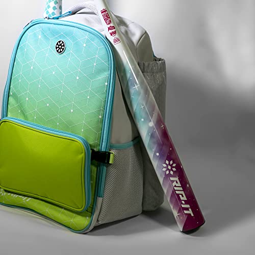 Rip-It | Stardust Girls Fastpitch Softball Bat | 1 Pc. Aluminum | Approved For All Fields| 28" | Pink/Blue | -12 #TOP3