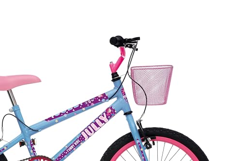 Colli Bike, Bicicleta Jully, Aro 20 Aero 36 Raias, freios V-Brake Dianteiro e Traseiro, Suporte de g