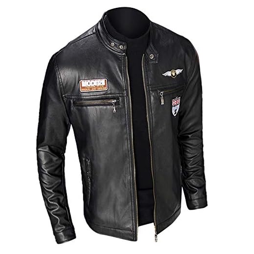 MEIbax Casual Chaqueta de la Motocicleta Biker de Cremallera para Hombre de Manga Larga Moda Slim Elegante Cazadoras Cuero de Hombre Abrigo de Invierno Caliente Chaqueta Capa Gruesa Calor Grueso