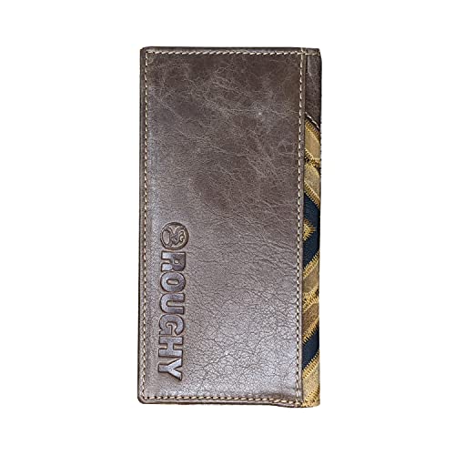 HOOEY Leather Men's Western Rodeo Wallet (Patchwork - Red/Black)3