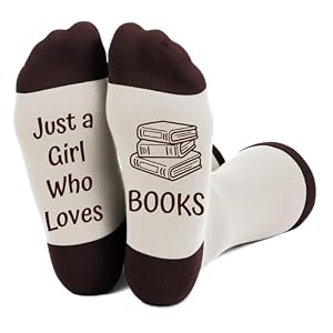 "Just a Girl Who Loves Books" Socks