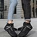 Mens Womens Hike Barefoot Shoes Warm Lined Zero Drop Sole Shoes Waterproof Wide Toe Box Winter Boots Hiking Running Boot Unisex Black