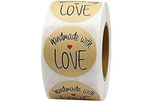 Handcrafted Kraft Stickers for Cookies and Gratitude