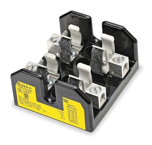 Fuse Block, Industrial, 60A, 2 Pole