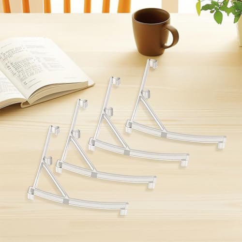 3.5 Inch Vertical Blinds Replacement Slats,Clear Plastic Valance Clips,Valance Clips for Blinds,Blind Clips Replacement,Outside Mount Window Treatment Parts(4 Pieces)