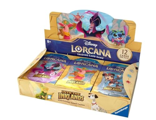 Caja de 24 sobres Disney Lorcana Into The Inklands (Ing)