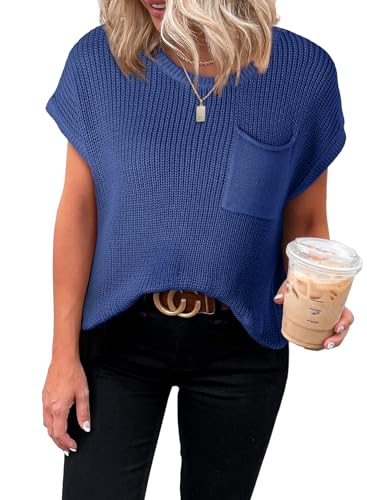 Dokotoo Womens Fashion Ladies Plus Size Summer Short Cap Sleeve