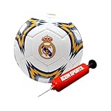Icon Sports Officially Licensed Real Madrid CF Soccer Ball - RM154BLT White Size 3