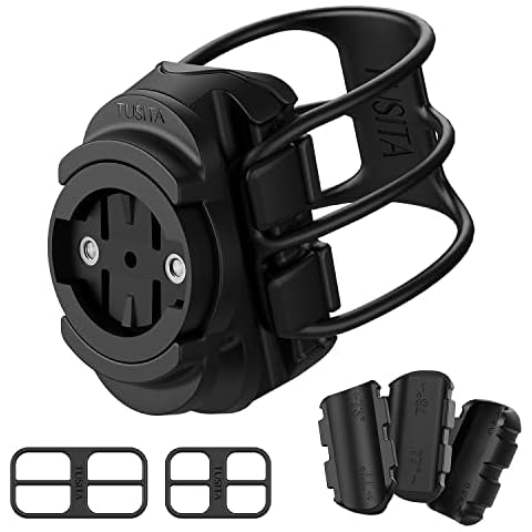 TUSITA Universal Sattelstützen Halterung - Kompatibel mit Garmin Varia Rearview Fahrradradar Rücklicht RTL510 RTL515 RVR315 - passend für 25.4mm bis 35mm, D-förmige, Aero-Sattelstütze Fahrradhalterung Cover