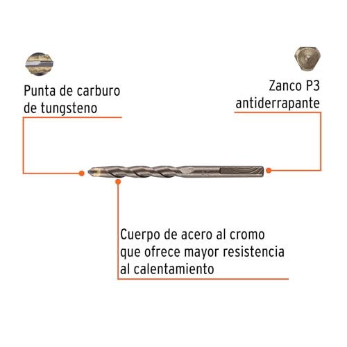 Broca para concreto de 4 pulgadas 17 Imagen adicional